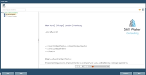 Selection Driven Component Cover Letter example